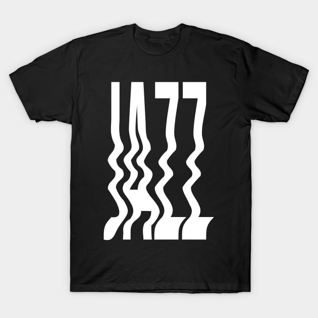 Jazz typography T-Shirt by lkn